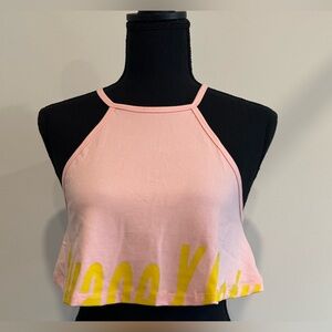 Savage x Fenty Rihanna the singer clothesline halter crop top with sav logo XS
